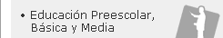 Educaci�n Preescolar, b�sica y media
