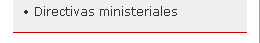 Directivas ministeriales