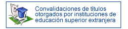 Convalidaciones de t�tulos 