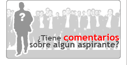 Comentario aspirantes