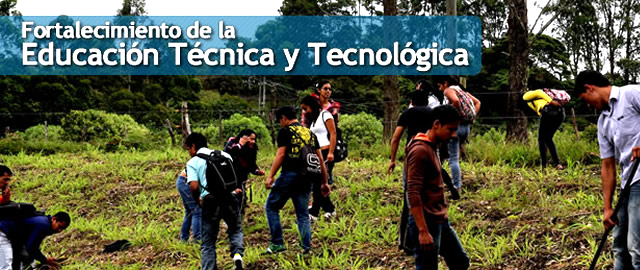 Imagen de estudiantes representando el Sector Agropecuario Imagen de estudiantes representando el Sector Agropecuario