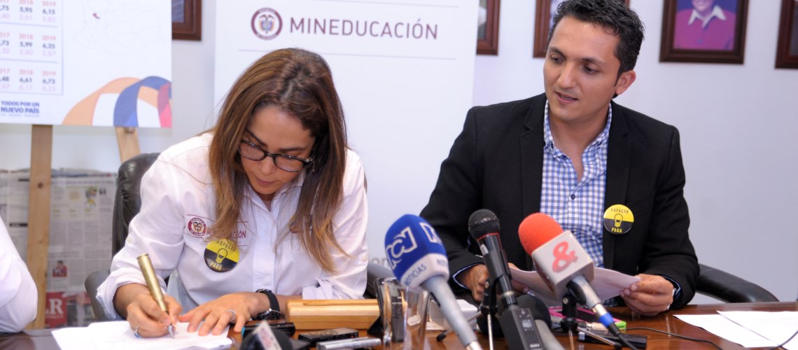 Gina Parody y Alcalde de Pereira pactaron inversión por más de $83.800 millones para el mejoramiento de la calidad de la educación en la ciudad
