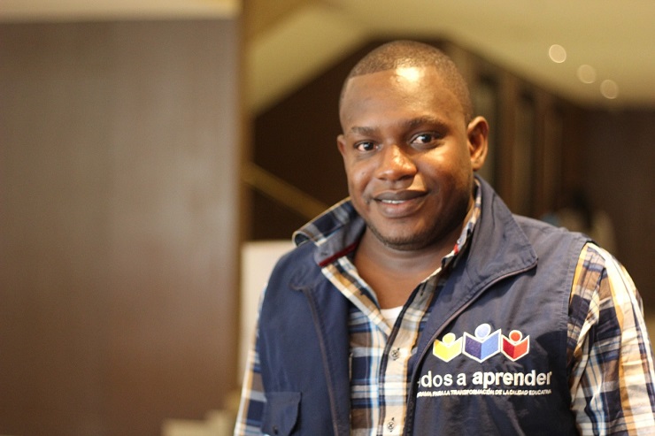 Profesor y tutor de Todos a Aprender, Dualver Mosquera