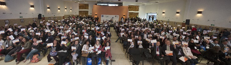 Docentes con un mensaje de paz en cierre de Foro Educativo Nacional Docentes con un mensaje de paz en cierre de Foro Educativo Nacional