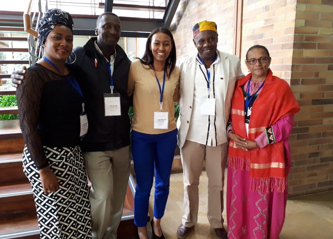 Participantes del Encuentro Nacional de Etnoeducación y Paz