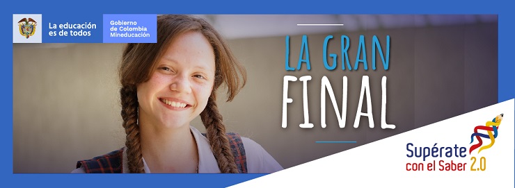 Imagen invitando a la final de Supérate con el Saber Imagen invitando a la final de Supérate con el Saber