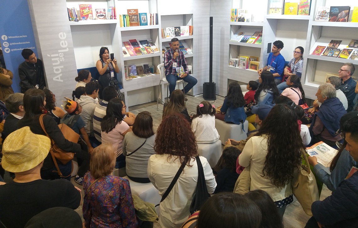 Rubén Rodríguez realizó taller de lectura en la FILBO