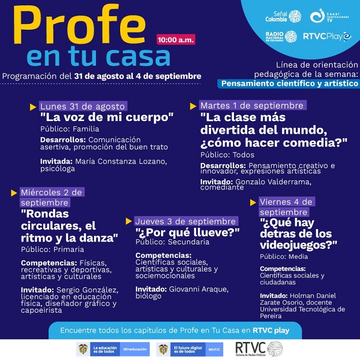 La promoción del buen trato y la comunicación asertiva en las familias en programa ‘Profe en tu Casa