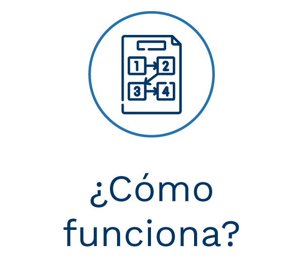 ¿Cómo funciona SACES? Icono de acceso a ¿Cómo funciona SACES?