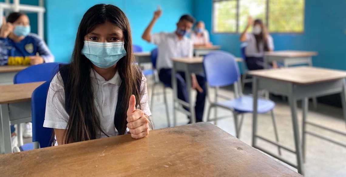 Gracias a estas obras los estudiantes y la comunidad educativa en general contarán con espacios adecuados para el retorno a la presencialidad en alternancia.