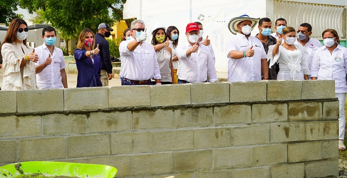 La infraestructura educativa de 11.700 metros cuadrados hace parte de los proyectos priorizados por el Gobierno Nacional en el Gran Pacto del Golfo de Morrosquillo.