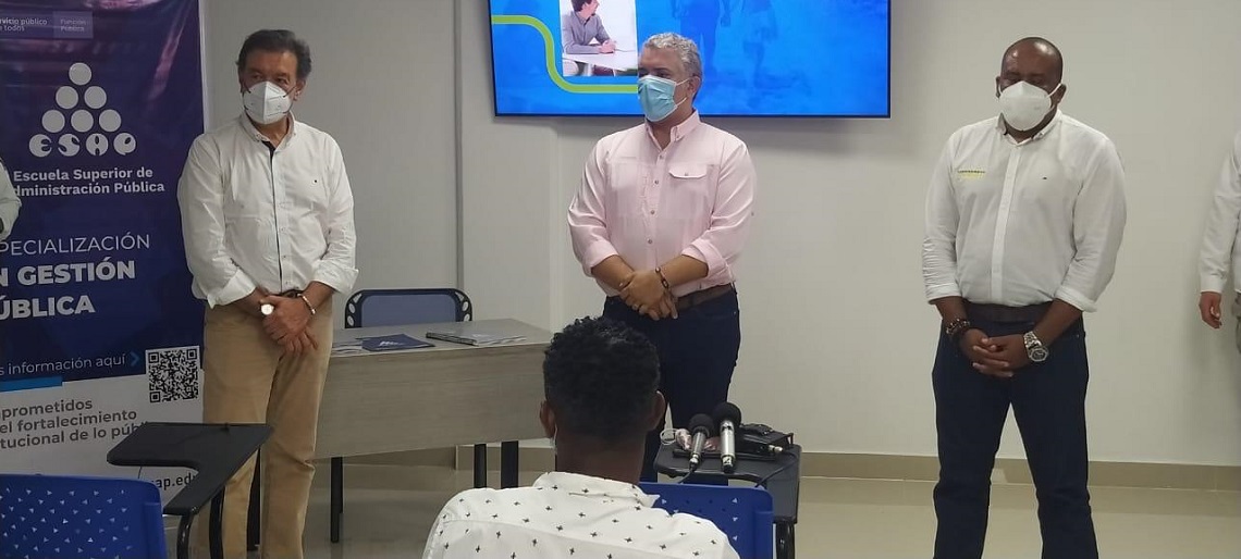 Cumpliendo los compromisos con los jóvenes, se hizo entrega de la sede de la Escuela Superior de Administración Pública – ESAP