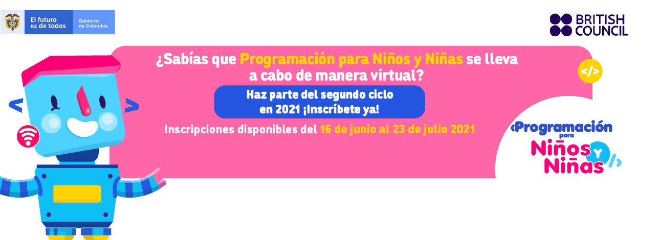 Imagen sobre la convocatoria de programación para niños y niñas Imagen sobre la convocatoria de programación para niños y niñas