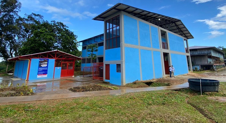 Esta es la cuarta obra de renovación finalizada en una residencia escolar rural en el país. Esta es la cuarta obra de renovación finalizada en una residencia escolar rural en el país.