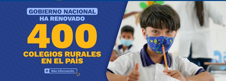 Gobierno Nacional ha renovado 400 colegios rurales en el país - Ministerio  de Educación Nacional de Colombia