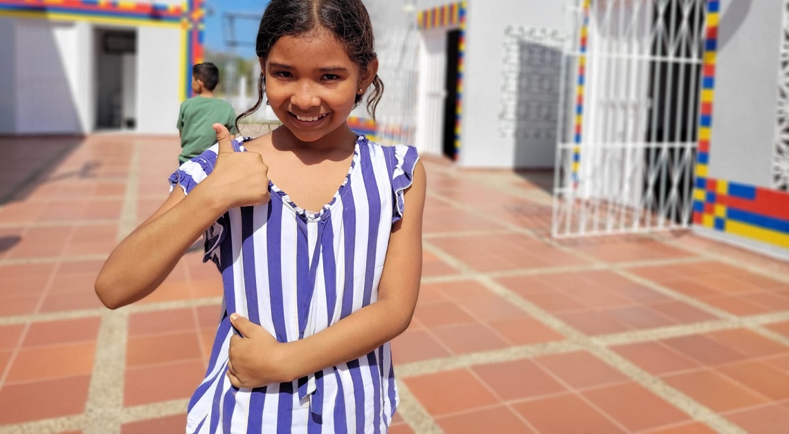 Las obras de mejoramiento de estos dos colegios rurales benefician a más de 700 estudiantes de la comunidad indígena Wayuu.