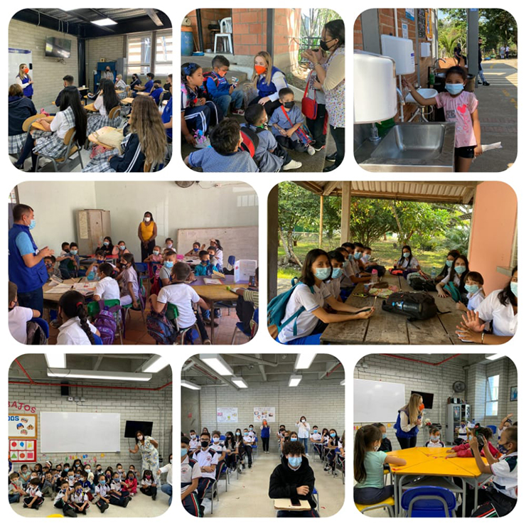 En la jornada de hoy, el equipo del Ministerio de Educación acompañó el retorno seguro a las aulas en Antioquía, Córdoba, Guaviare, Nariño y Caquetá.