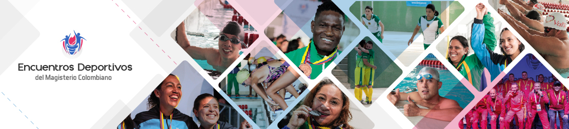 Encabezado relacionado con los Encuentros deportivos del Magisterio Colombiano Encabezado relacionado con los Encuentros deportivos del Magisterio Colombiano