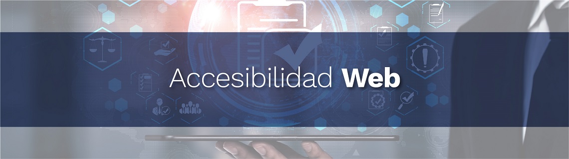 Banner alusivo a accesibilidad web