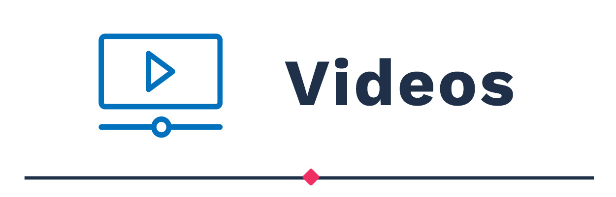 Botón de acceso a videos