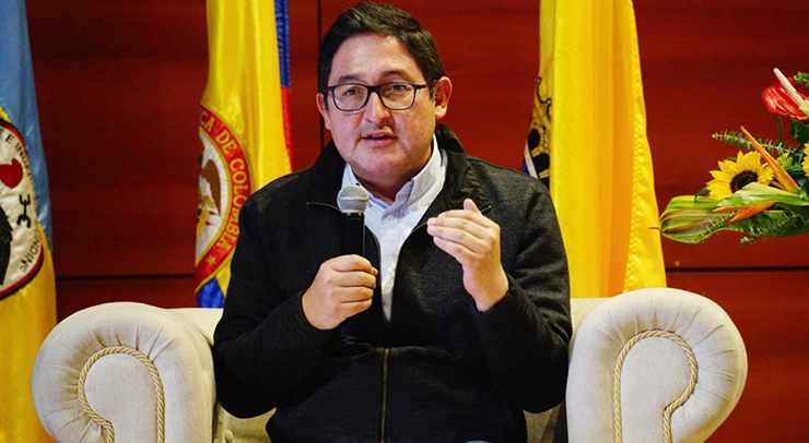 Ministro encargado de Educacion en Foro de Inversión Social a las Regiones en Chía (Cundinamarca)