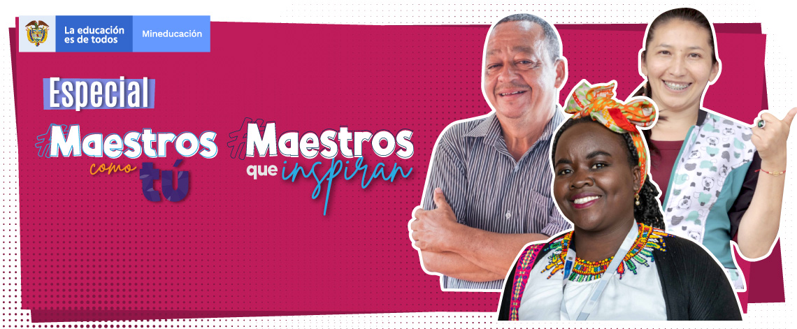 Banner Especial #Maestros como tú #Maestros que inspiran