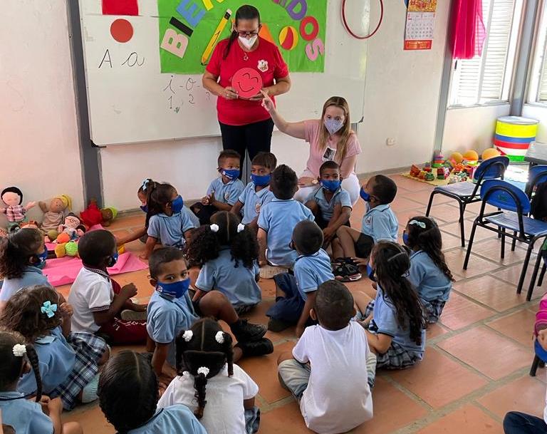 Estudiantes de Campo de La Cruz en Atlántico se encuentran disfrutando de espacios educativos