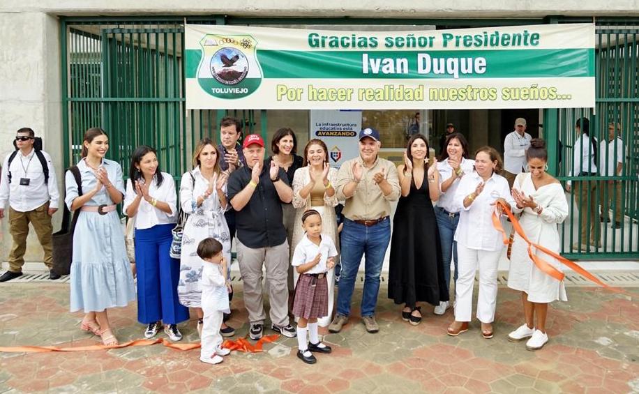Presidente Ivan Duque en la entrega de la nueva Institución Educativa Heriberto García Garrido