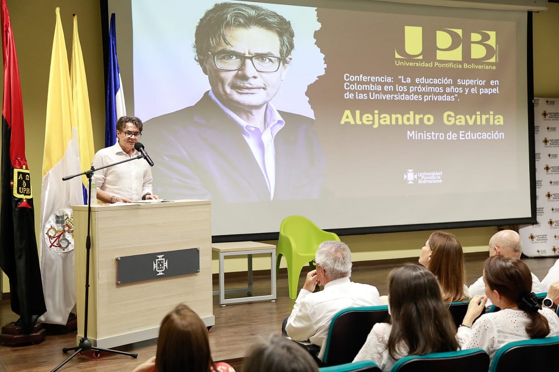 Ministro Gaviria desde Universidad Pontificia Bolivariana de Montería