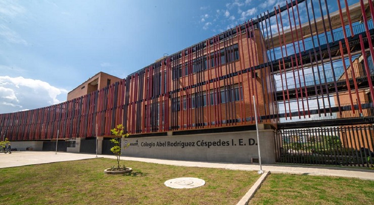 Fachada Colegio Abel Rodríguez Céspedes IED
