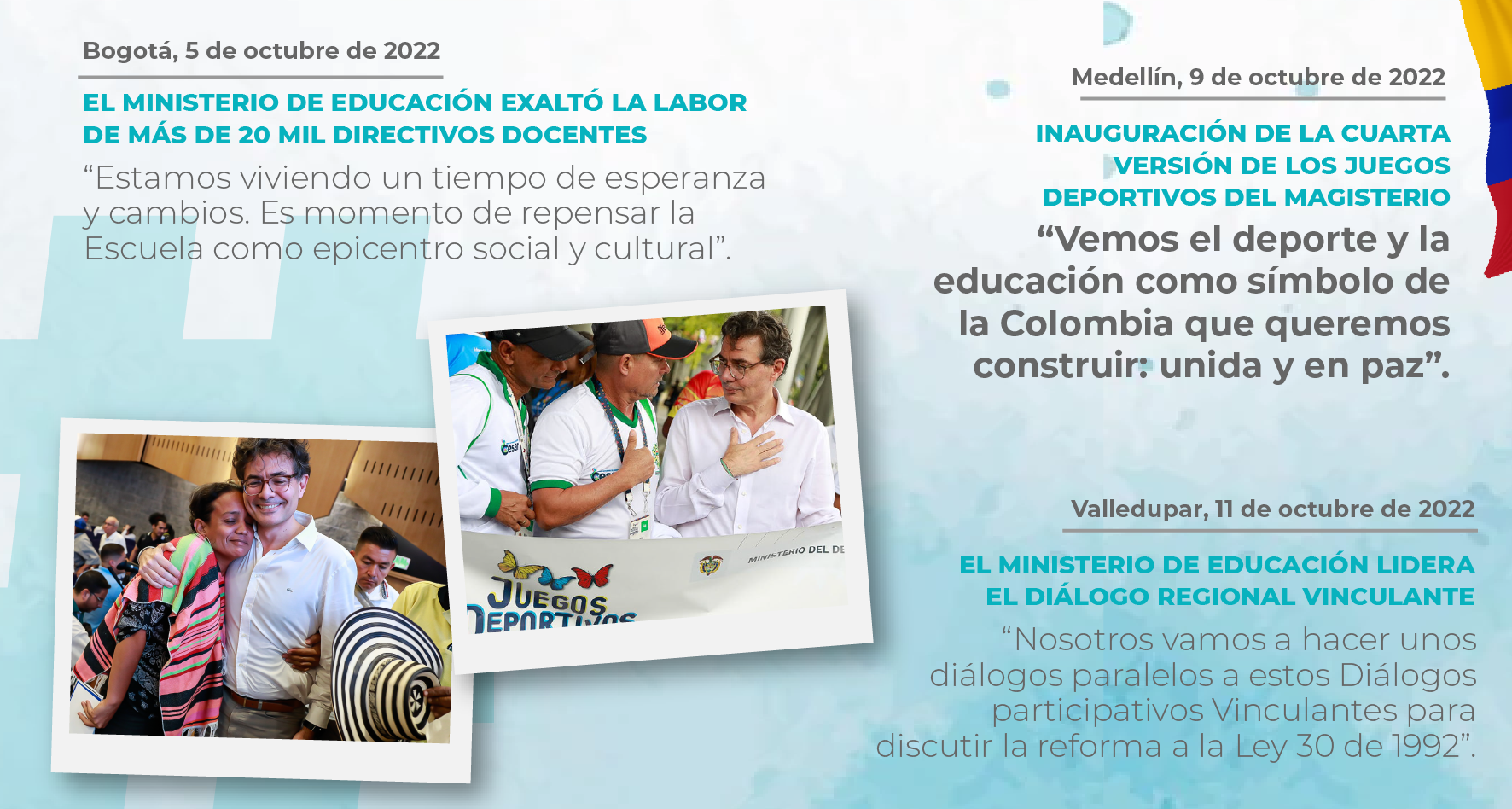 Línea de tiempo 5 de octubre de 2022 - 11 de octubre 20221