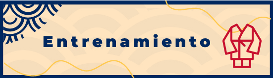 Botón que enlaza al material de entrenamiento
