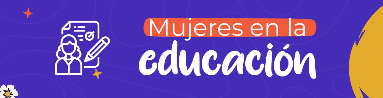  Botón enlace a Mujeres en la Educación