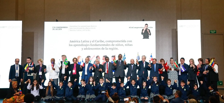 Países de América latina y el Caribe se comprometen con la educación de la región.