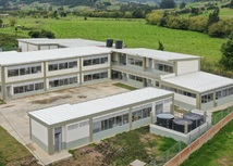 Vista aérea de Institución Educativa Adolfo María Jiménez de Sotaquirá (Boyacá)