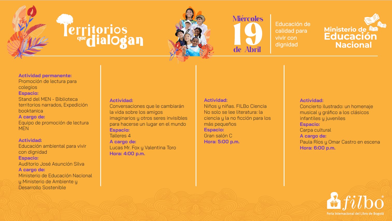 Agenda 19 de abril de 2023