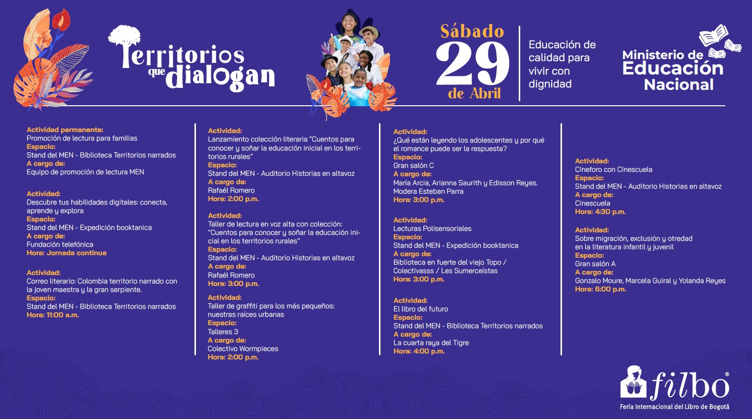 Agenda 29 de abril de 2023