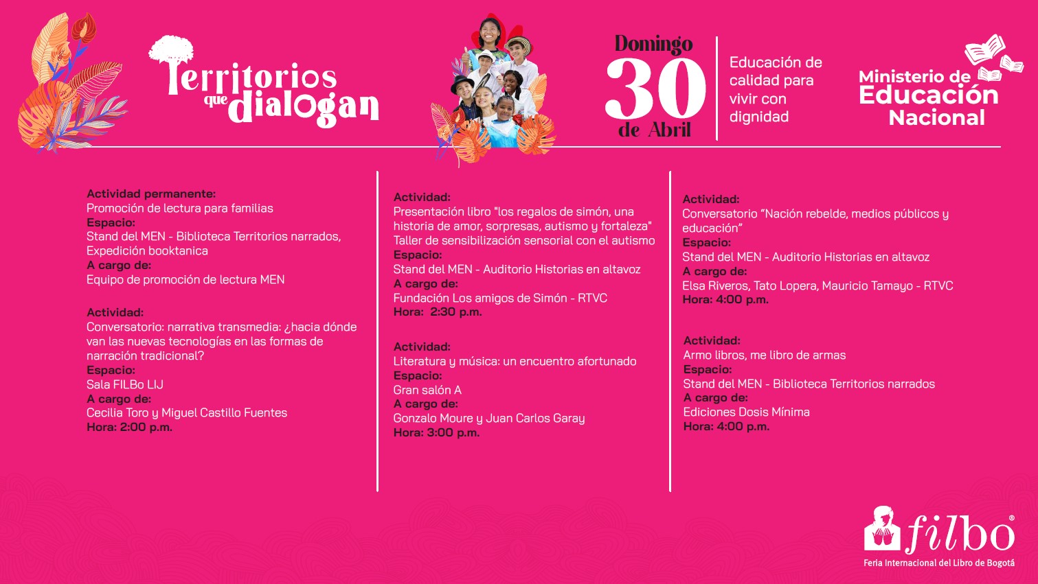 Agenda 30 de abril de 2023