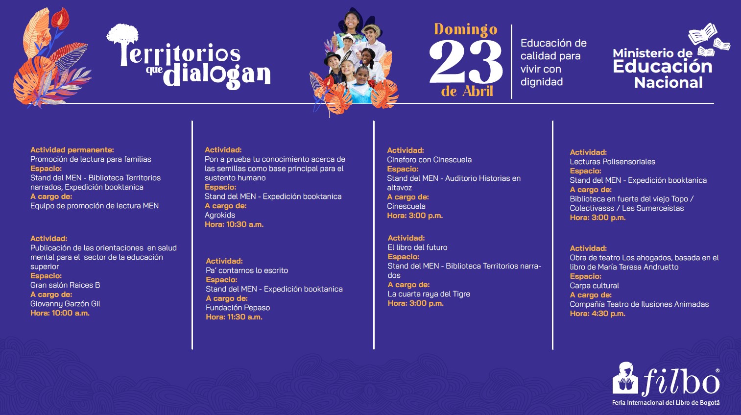 Agenda 23 de abril de 2023