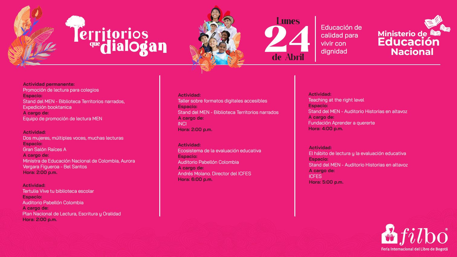 Agenda 24 de abril de 2023