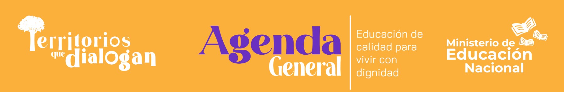 Territorios que dialogan  Agenda General