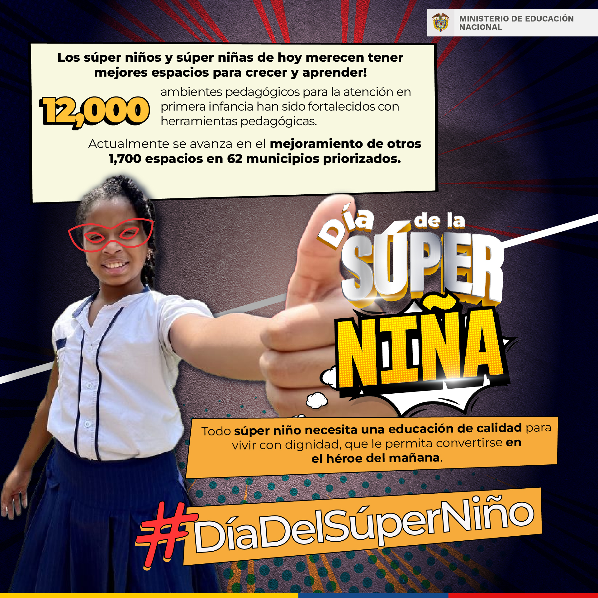 Día de la Super Niña - Ambientes pedagóicos