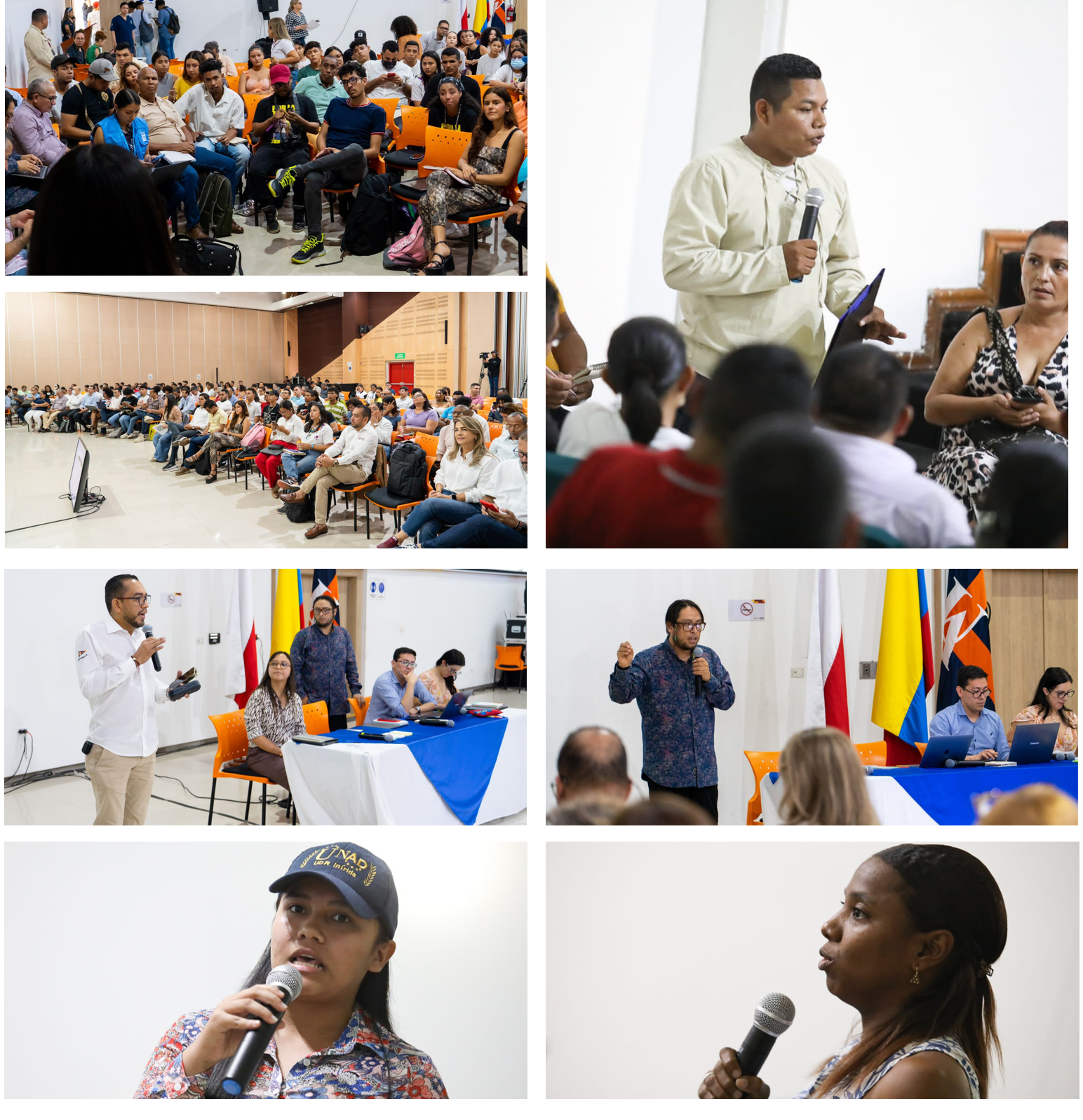 Galeria de fotos de los participantes en los diálogos de Barranquilla