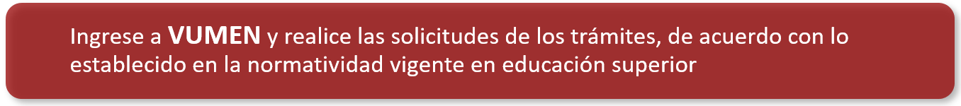 Botón de acceso a VUMEN
