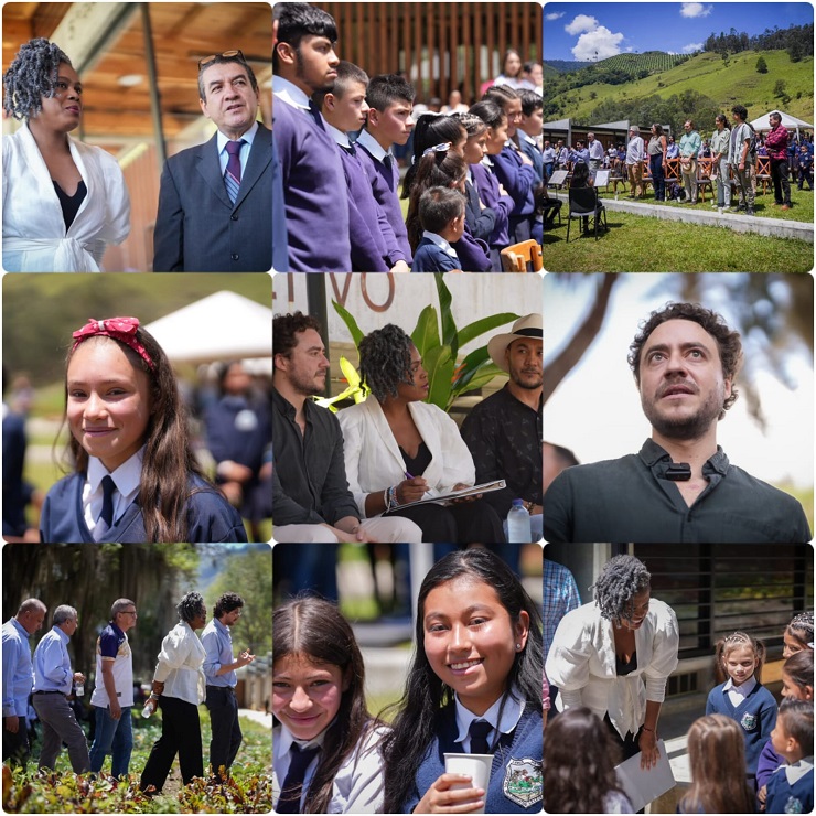 Ministerio de Educación y Crepes&Waffles hacen entrega a la comunidad de Cajamarca de la Institución Educativa La Leona