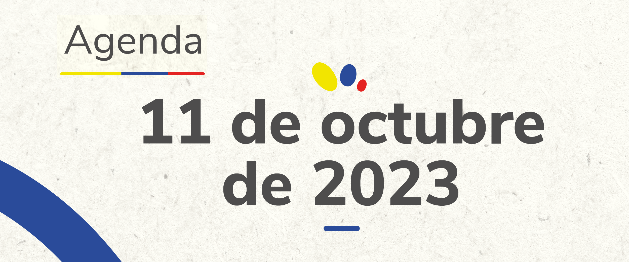 Agenda 11 de octubre 2023