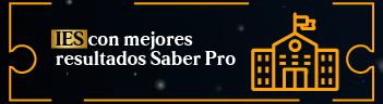 Botón  de acceso a Instituciones de Educación Superior (IES) con mejores Saber Pro y TyT
