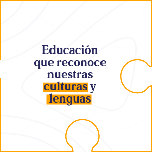 Botón  de acceso a Educación que reconoce nuestras culturas y lenguass