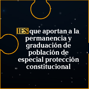 Botón  de acceso a Instituciones de Educación Superior (IES) que aportan a la permanencia y graduación de población de especial protección constitucional