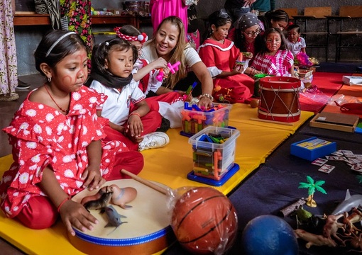 Ministerio de Educación fortalece la formación para cientos de niños y niñas de primera infancia en La Guajira